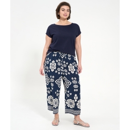 Wide Leg Print Pant