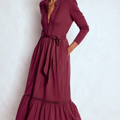 Boden Edwina Jersey Shirt Dress