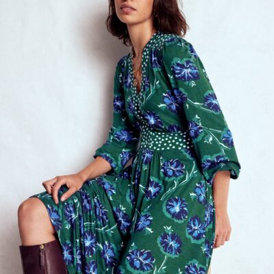 Boden Lily Long Sleeve Midi Dress
