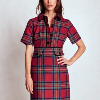 Boden Women's Eda Check Shift Dress