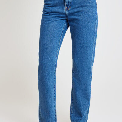 Nude Lucy Organic Straight Leg Jean Vintage Blue