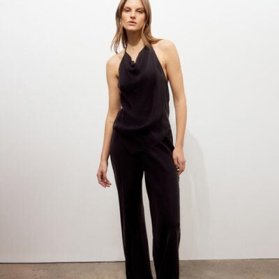 Ode Gene Cowl Halter Onyx
