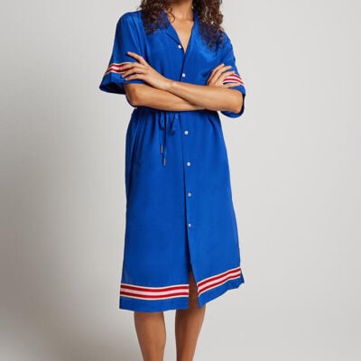 Something Very Special Silk Sicilia Kimono Royal Blue