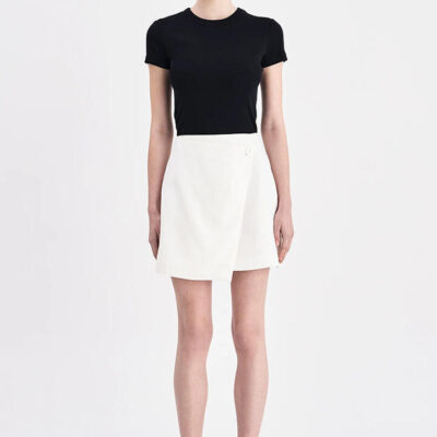 Nude Lucy Thilda Linen Skirt White