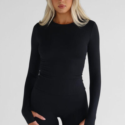 Leelo Active Sculpt Full Length Longsleeve Black
