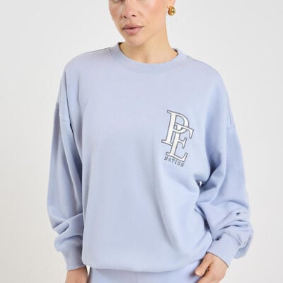 P.E Nation Summit Sweat Heather Blue