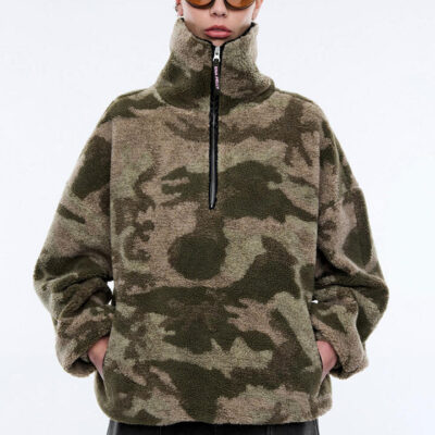 Ena Pelly Winnie QTR Zip Camo