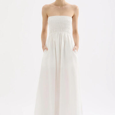 Nude Lucy Zuri Maxi Dress White