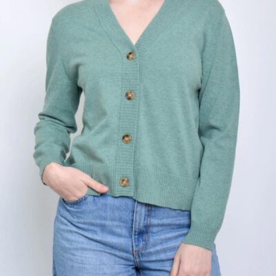 James Melbourne Vee Button Cardi