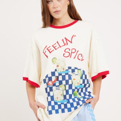 Liido Spicy Marg Oversized Tee Yellow