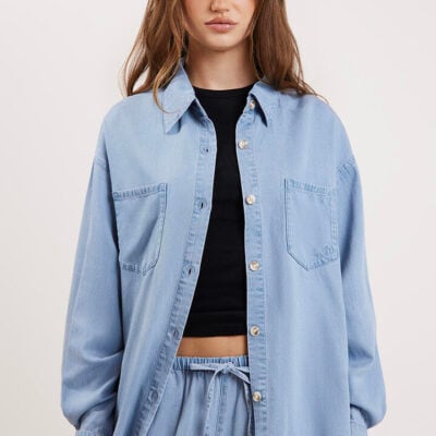 Ode Carter Shirt Light Chambray Wash