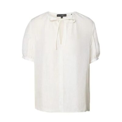 David Lawrence Lotus Silk Blend Blouse