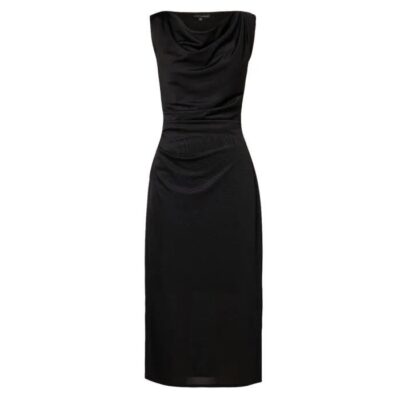 David Lawrence Sella Mesh Midi Dress
