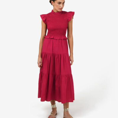 FORCAST Gia Cotton Poplin Dress