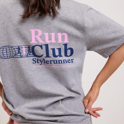 Stylerunner SR Run Club Tee Light Grey
