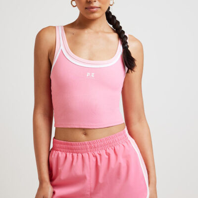 P.E Nation Forward Tank Pink Lemonade