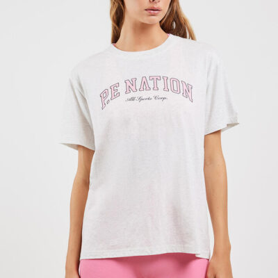 P.E Nation Heritage Tee Grey Marle