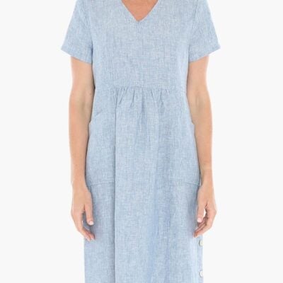 Jump Side Button Dress