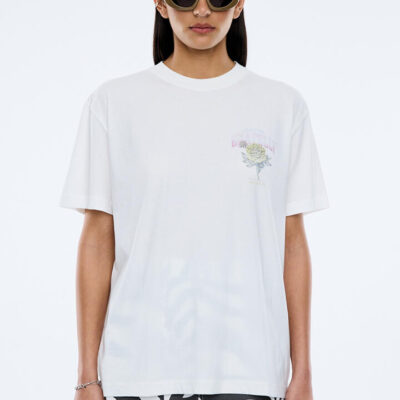 Ena Pelly Ep Rose Tee Vintage White
