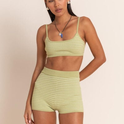 Elce Wren Bralette Pistachio