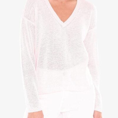 Jump V Neck Tape Pullover