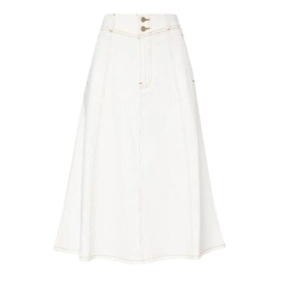 David Lawrence Zola Denim Midi Skirt
