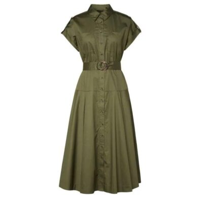 David Lawrence Chrissy Cotton Shirt Dress
