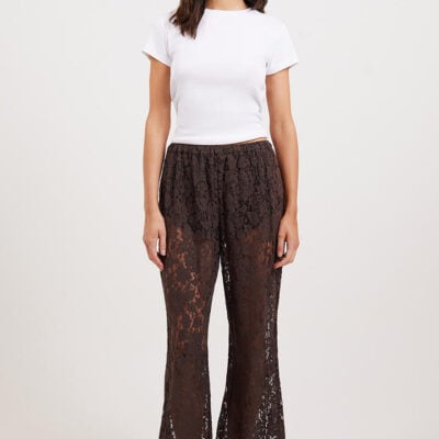Ode Hadley Lace Pants Walnut