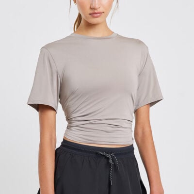 Stylerunner Tie Back Running Tee Moon