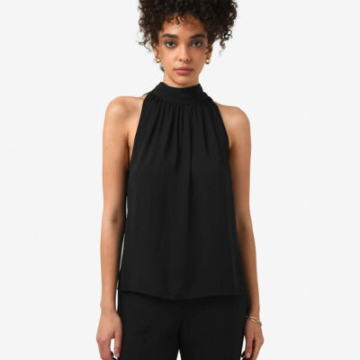 FORCAST Shelby Draped Sleeveless Top