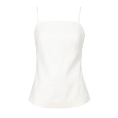 David Lawrence Alima Stretch Linen Top