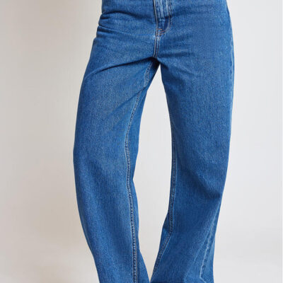 Nude Lucy Organic Relaxed Leg Jean Vintage Blue