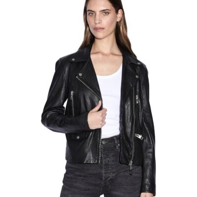 AMPLIFY LEATHER JACKET BLACK