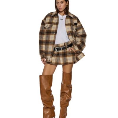 KSUPER TRUCKER JACKET PLAID