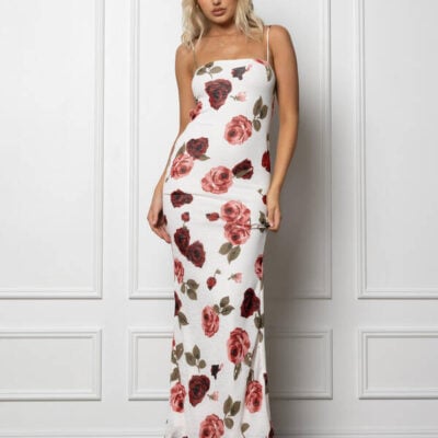 Ava And Ever Rosette Maxi Dress