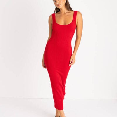 Ava And Ever Theodora Knit Midi Dress