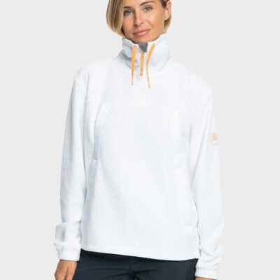 Roxy Chloe Kim Layer Sweatshirt Bright White