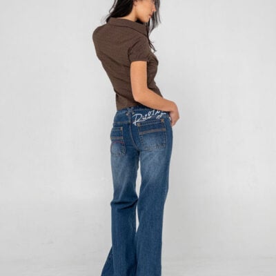Rusty Shorty Freida Flare Low Rise Jeans