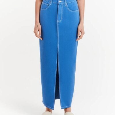 Beyond Her Celine Slit Maxi Skirt