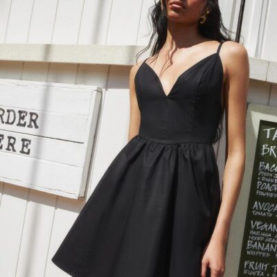 Lulu & Rose Lillian Mini Dress Black