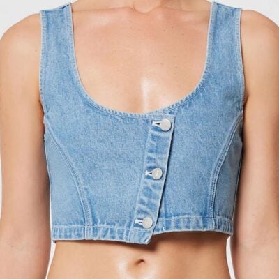 Abrand Suga Denim Crop Gigi