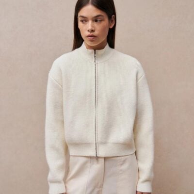 MSE Relaxed Zip Front Knit