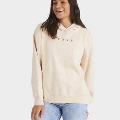 Roxy Hisbiscus Haze Pullover Hoodie  Parchment