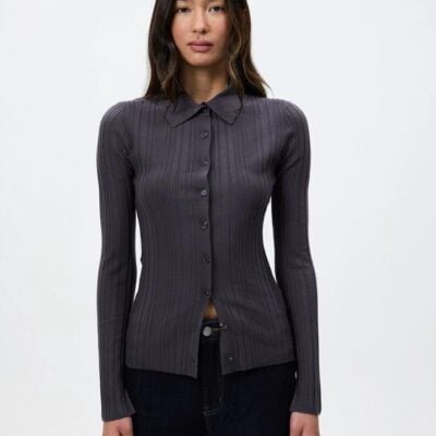 Lulu & Rose Leonie Button Up Knit Top