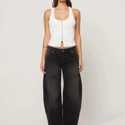 Abrand 99 Barrel Jean Sophie Worn