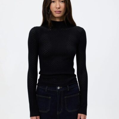 Lulu & Rose Solene High Neck Knit Top