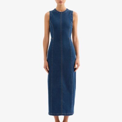 Nude Lucy Ida Denim Maxi Dress