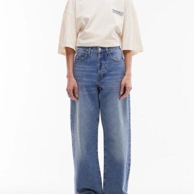 Topshop Mid Rise Column Jean
