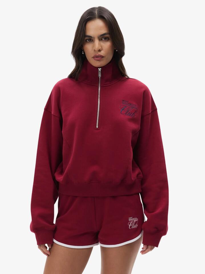 West Hollywood Sweat Club Logo Quarter Zip