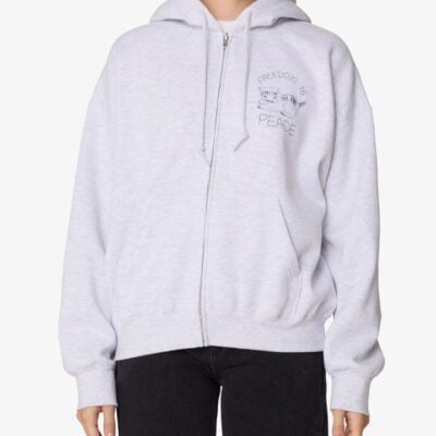 Obey Peace Baggy Relaxed Zip Hood